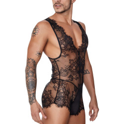 CandyMan Body Dentelle Dos Nu Psyché Noir